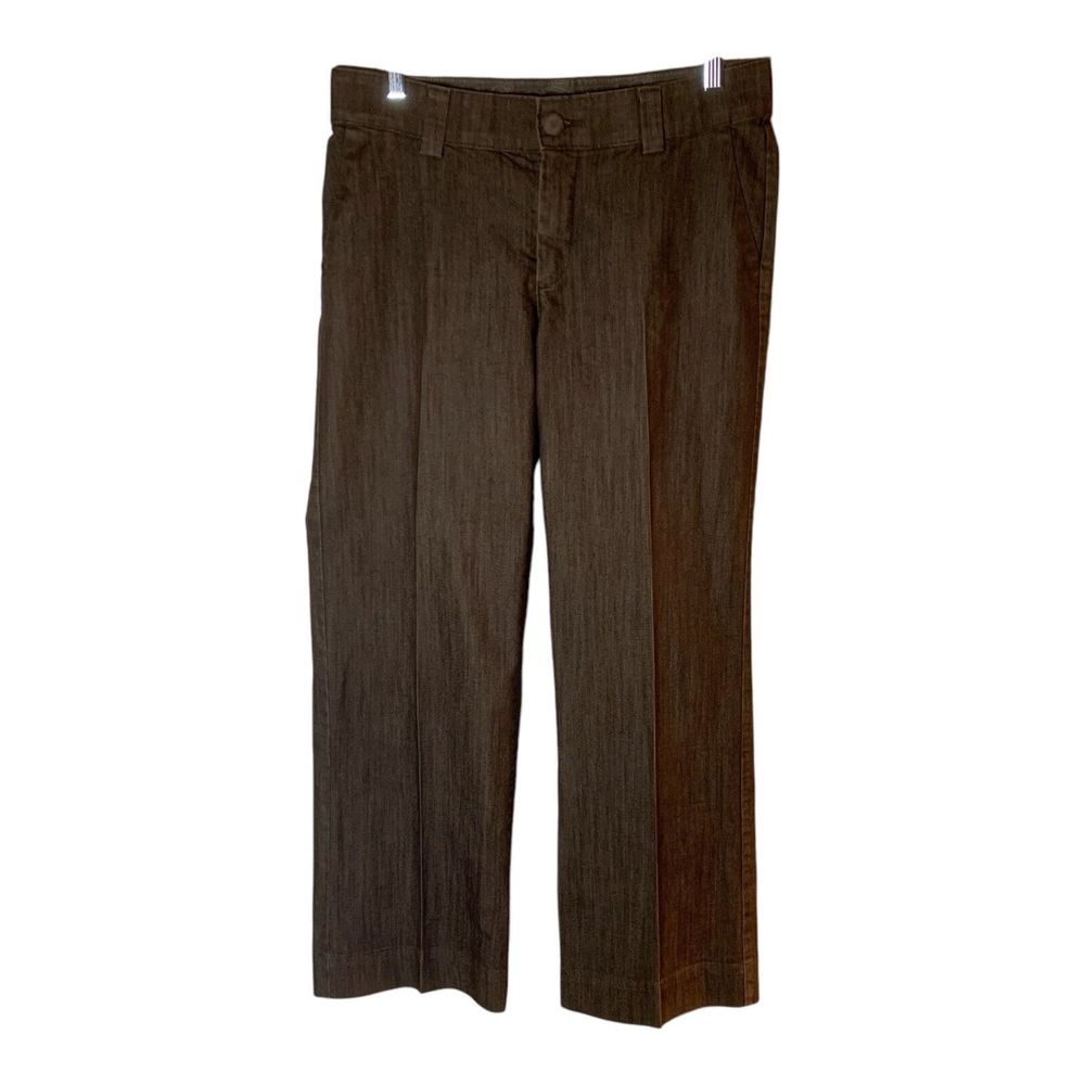 Lee Pants Women’s 10 Short Brow Regular Fit No Gap Waistband Stretch Trousers